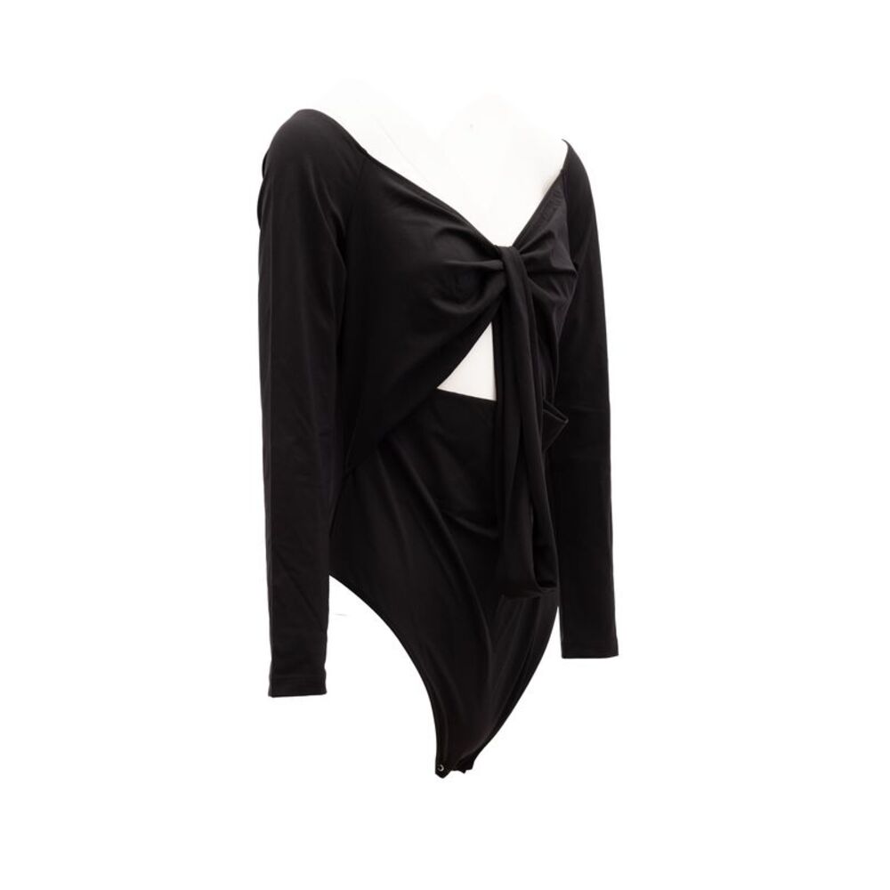 Alexander McQueen Black and White Cotton Women's Top